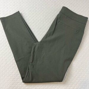 RW&CO Women Large Green Ankle Length Legging Pull On Pants Comfort Casual Stretc